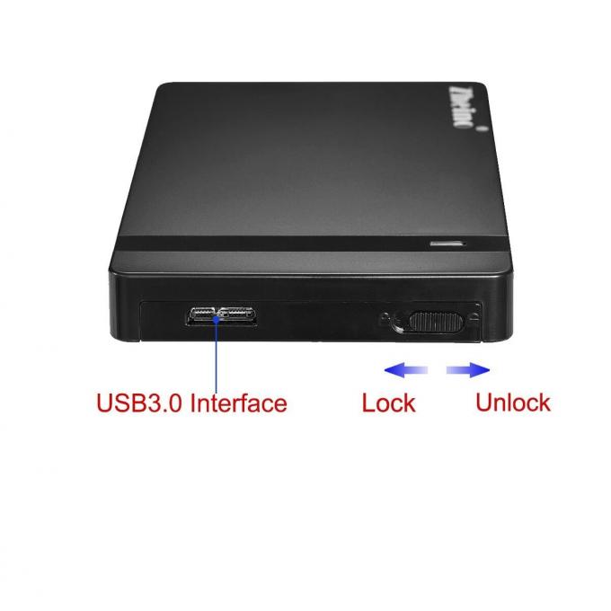 2.5 Inch USB 3.0 External Hard Drive Disk Enclosure Case For 9.5mm 7mm SATA SSD