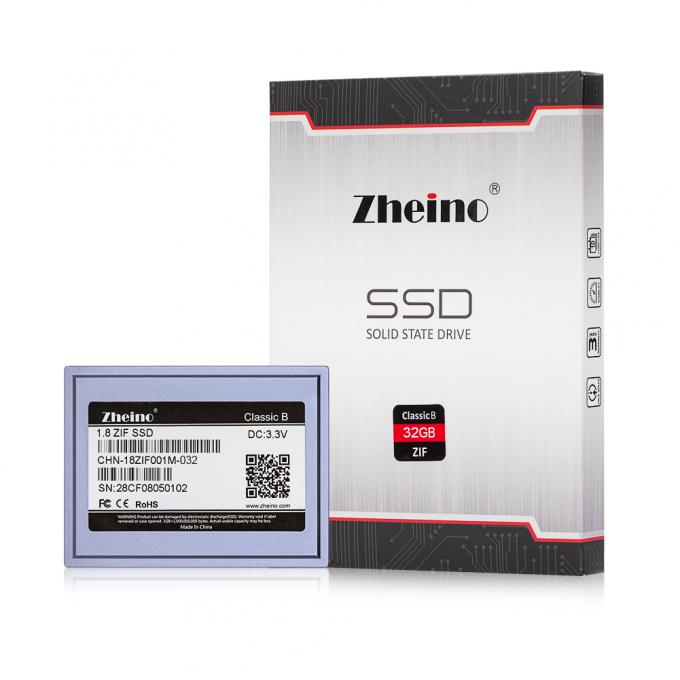 Sustained Read 90 MB/s 1.8 ZIF SSD 32GB RoHS FCC Capacity 32GB 3 Year Warranty